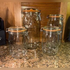 Set of 4 Le Parfait Super Jars